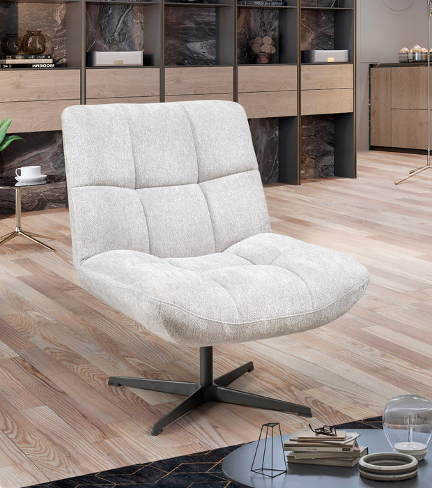 Fauteuil "Angèle" couleur BLANC D'argent N°51