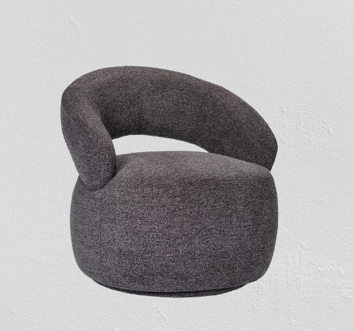 Fauteuil "Lucas" couleur GRIS Anthracite N°136