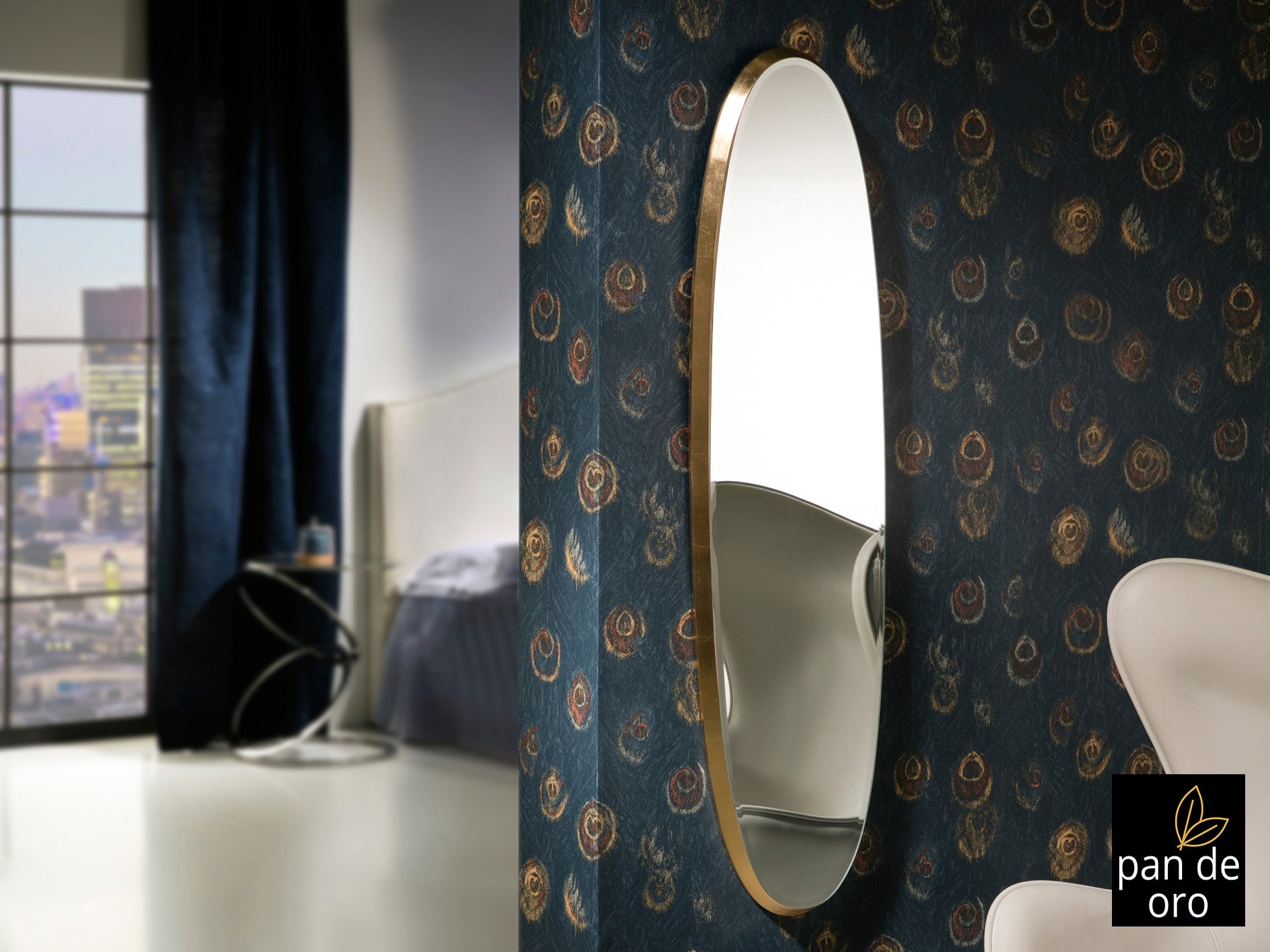 Miroir Aries 36 x 136cm, épaisseur 4cm - Poids 8,6kg