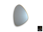 Miroir Orio avec cadre feuille d'or 55 x 84cm, épaisseur 3cm - Poids 6,9kg