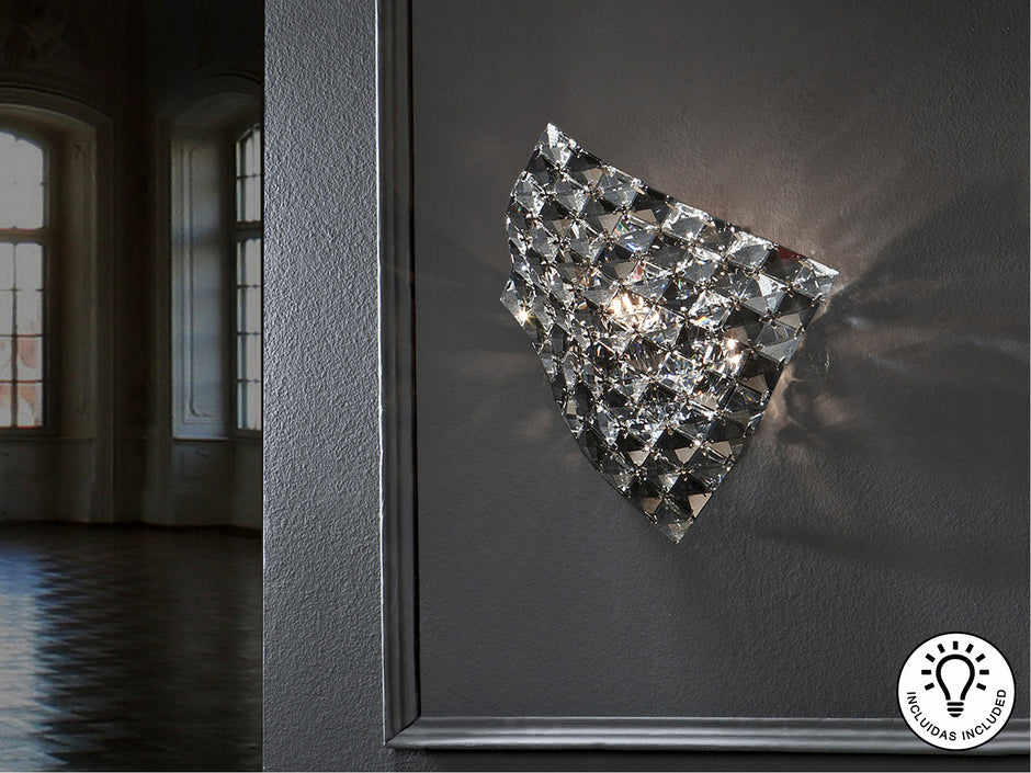 Luminaire Saten - 25 x 29 épaisseur 14cm - poids 0,7kg