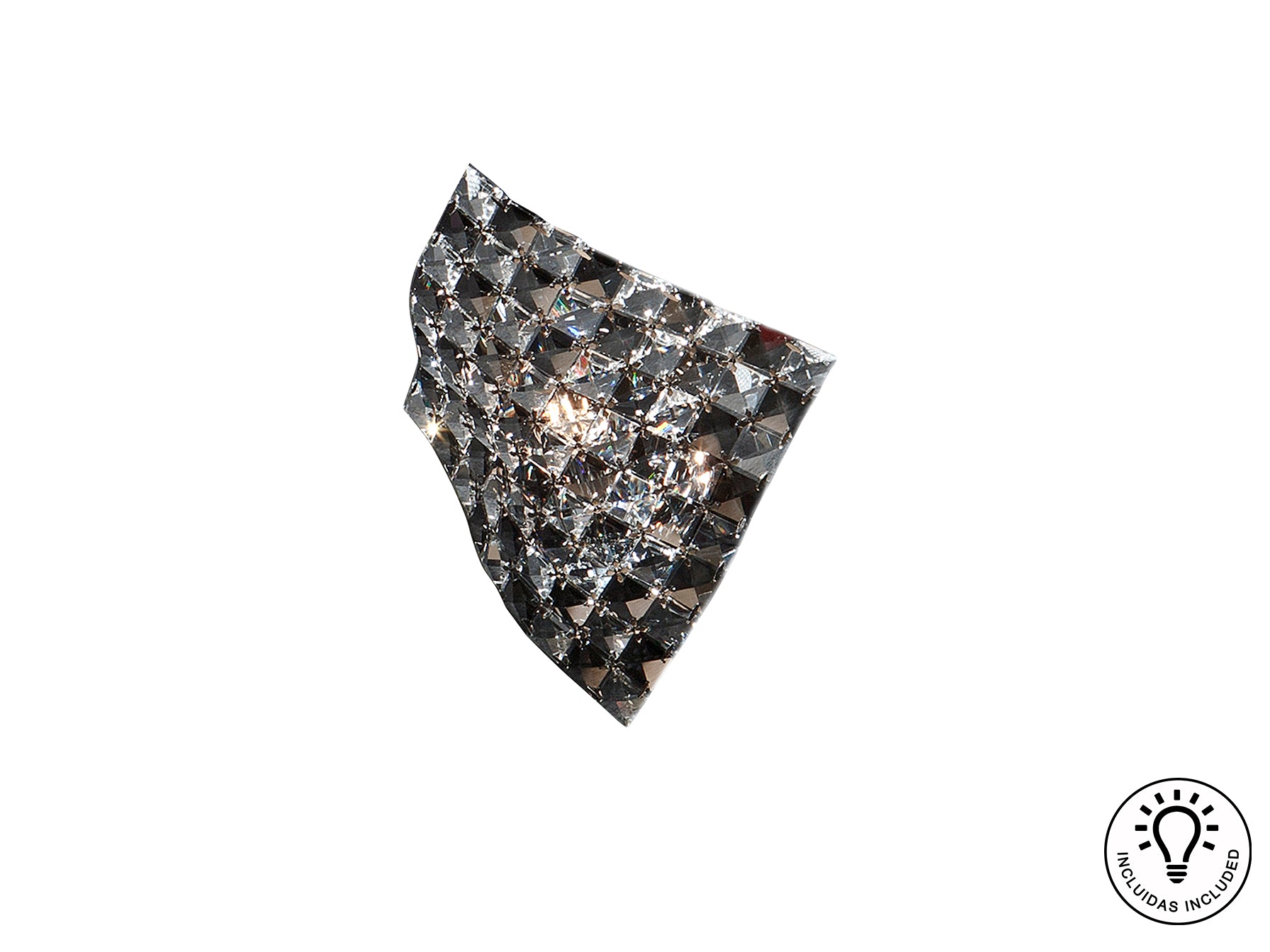 Luminaire Saten - 25 x 29 épaisseur 14cm - poids 0,7kg