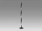 Lampadaire twist en métal noir mat - diamètre 22cm - hauteur 150cm - poids 2,7kg