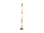 Lampadaire twist en métal doré  - diamètre 22cm - hauteur 150cm - poids 2,7kg