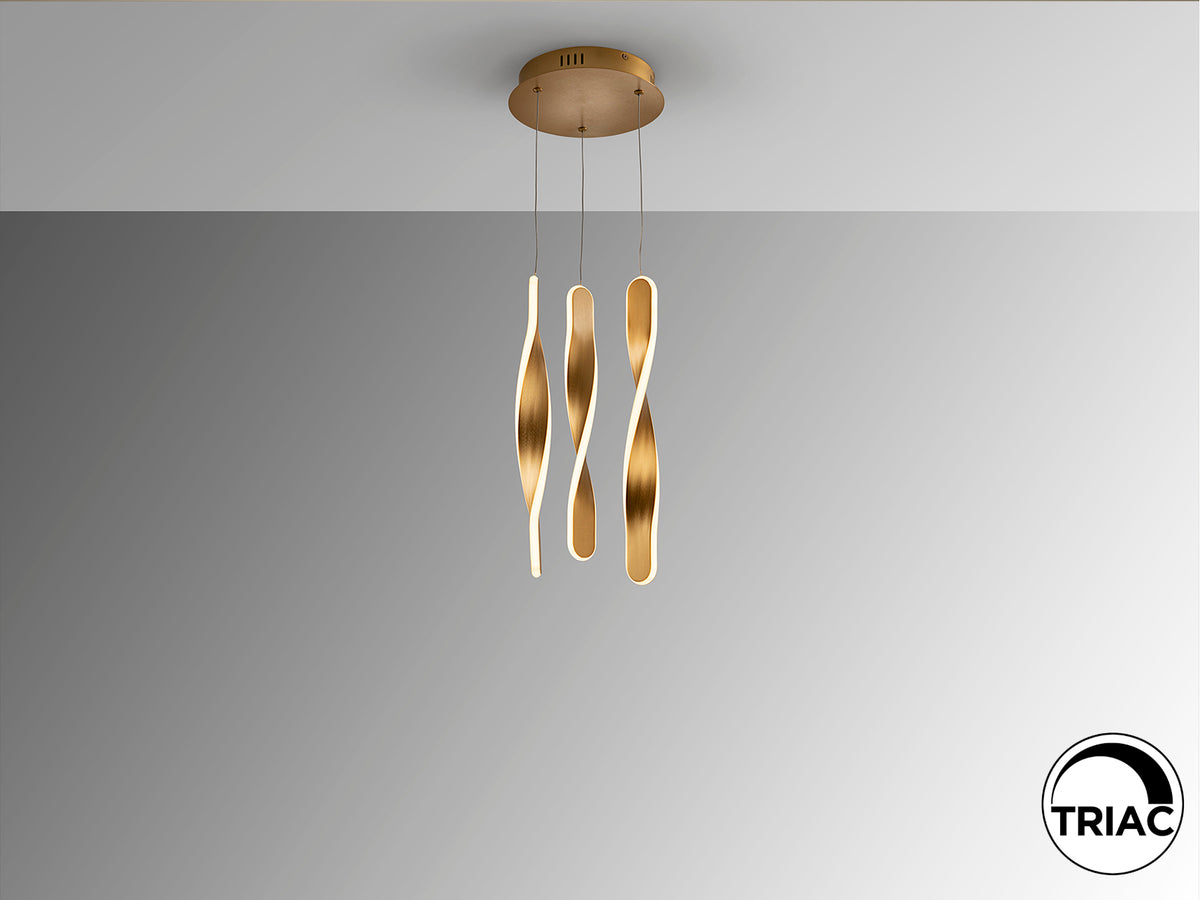 Lampe Twist  - diamètre 23cm - hauteur 41cm