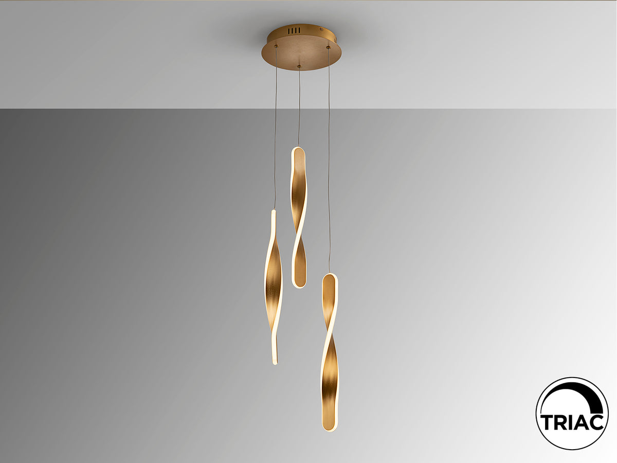 Lampe Twist  - diamètre 23cm - hauteur 41cm