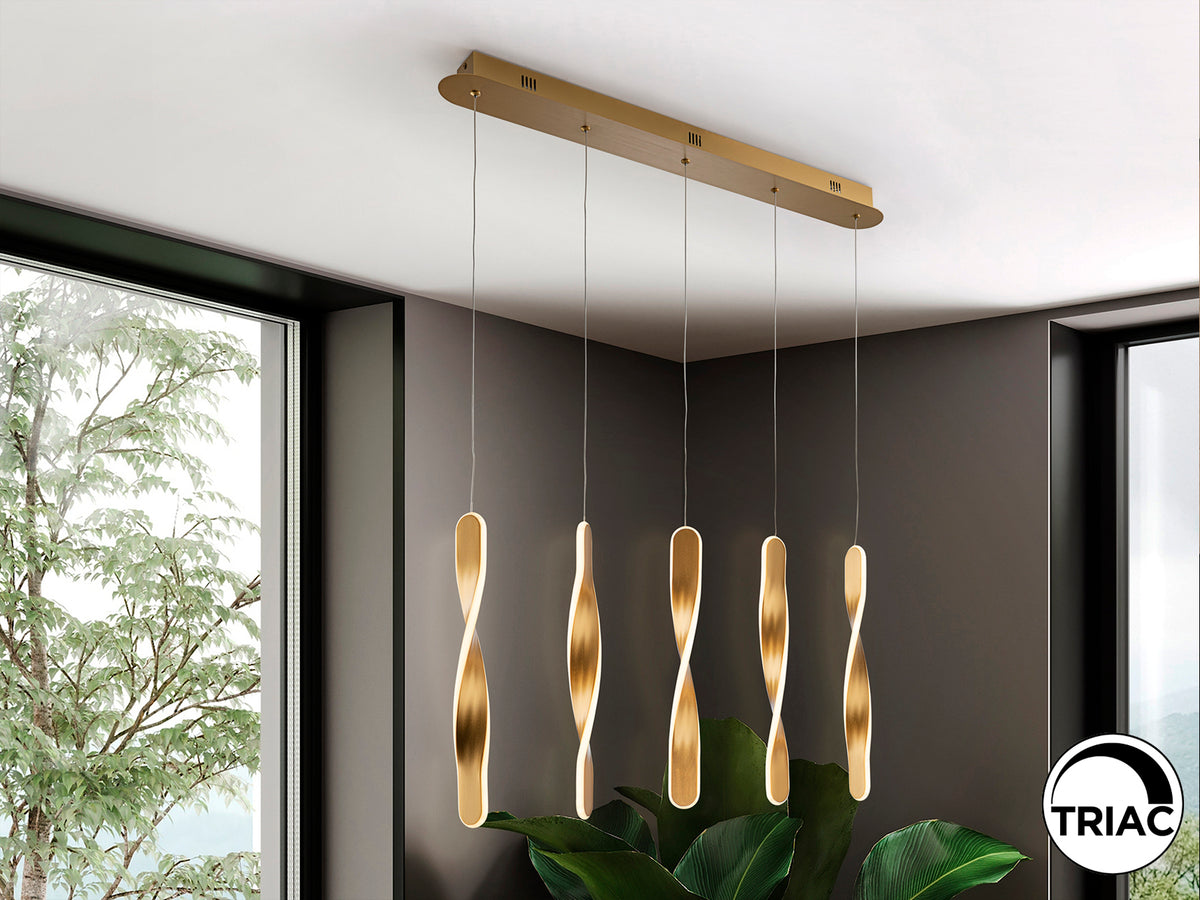 Luminaire Twist - 77 x 41cm - épaisseur 9cm