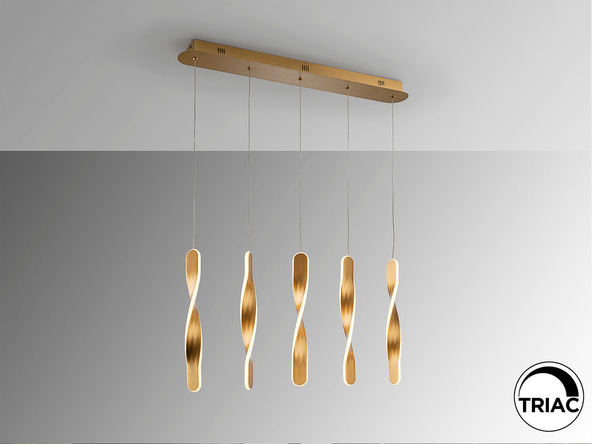 Luminaire Twist - 77 x 41cm - épaisseur 9cm