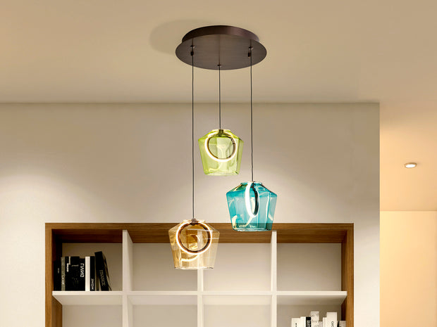 Luminaire Ingrid Ø 35cm, hauteur 19cm - Poids 1,9Kg