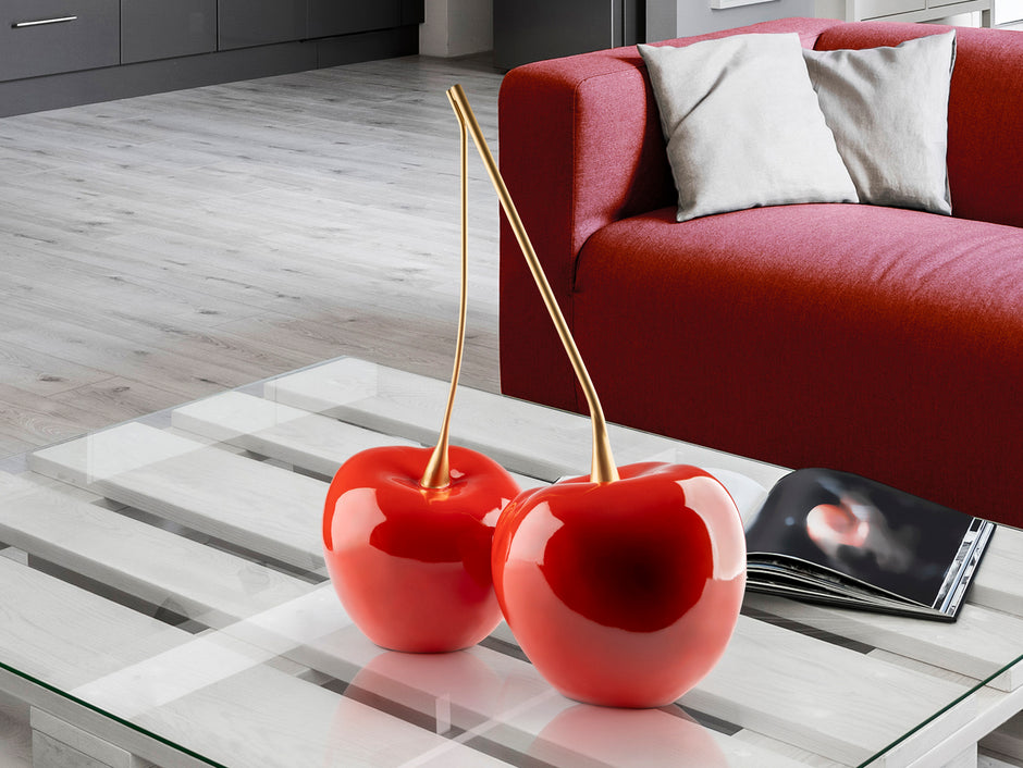 Cerezas - Figurine 54cm, hauteur 64cm, largeur 28,5cm - poids 4,8Kg