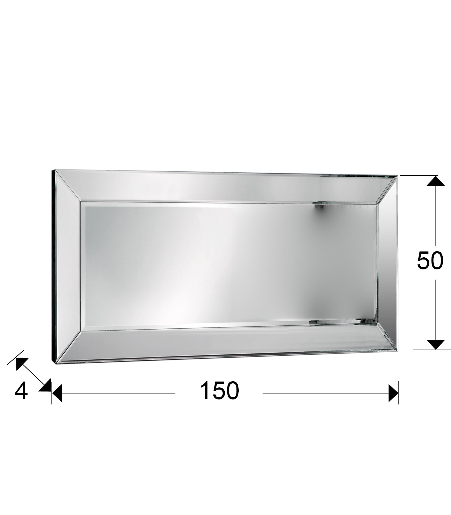 Miroir Roma 150x50