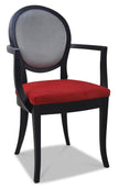 Paul laque noire tissu assise brunei 21 dossier brunei 3