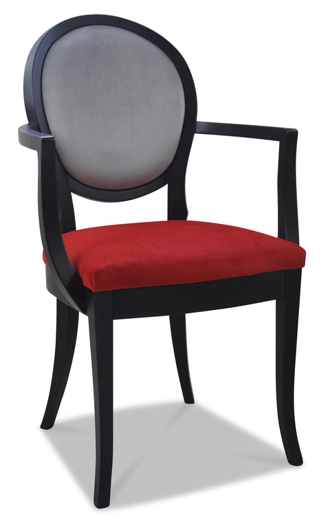 Paul laque noire tissu assise brunei 21 dossier brunei 3