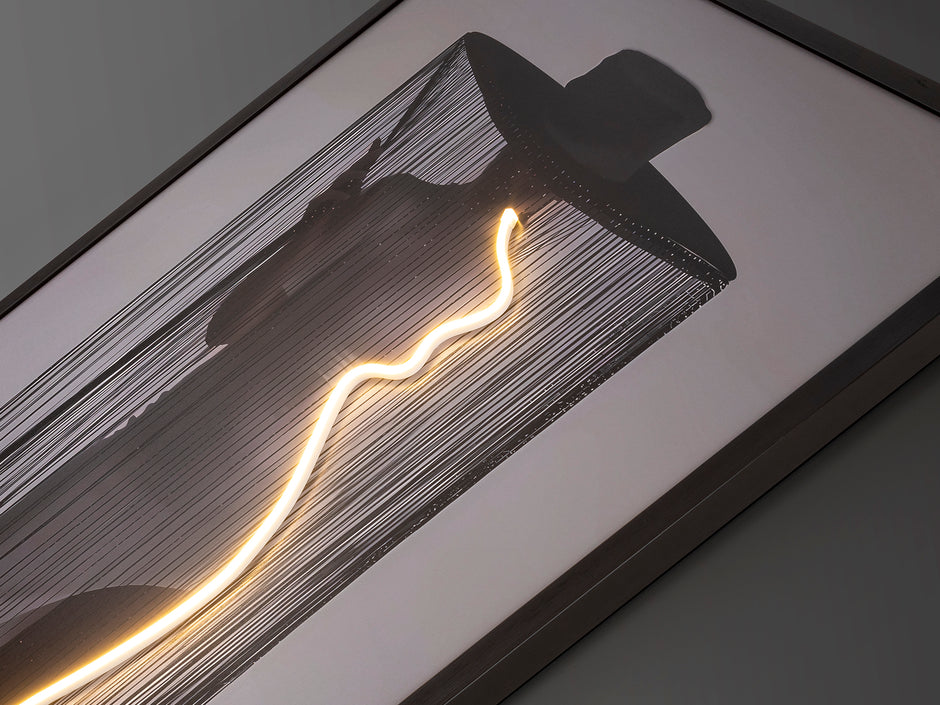 Tableau Cinetic - 80cm, hauteur 120cm, épaisseur 4cm - poids 5,2Kg
