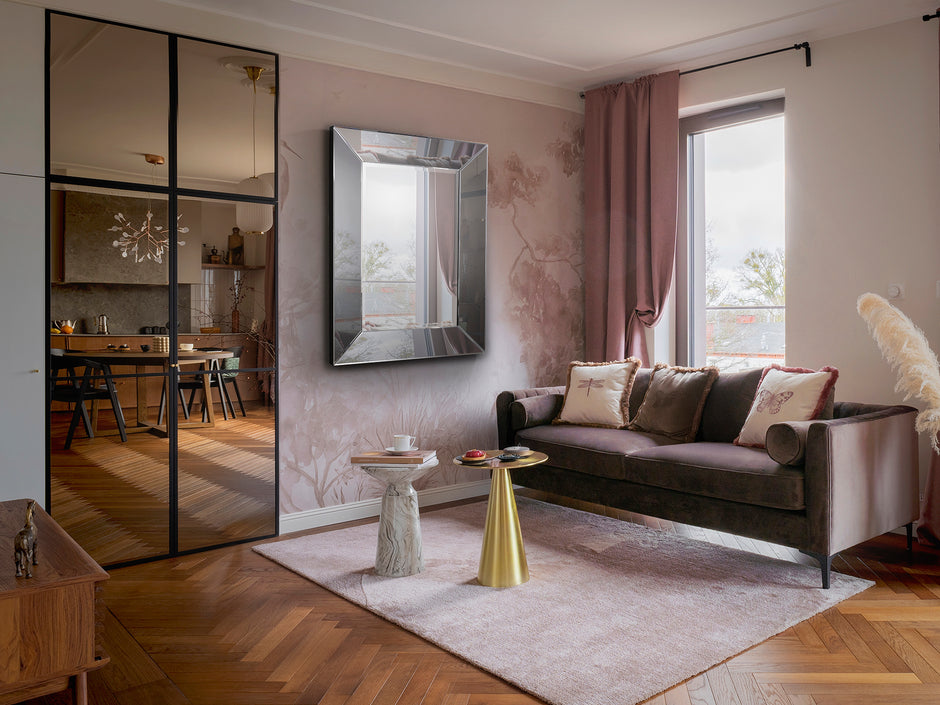 ·ROMA· MIRROR,110X81,  SMOKE  FRAME