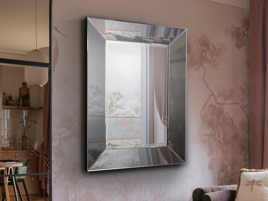 ·ROMA· MIRROR,110X81,  SMOKE  FRAME