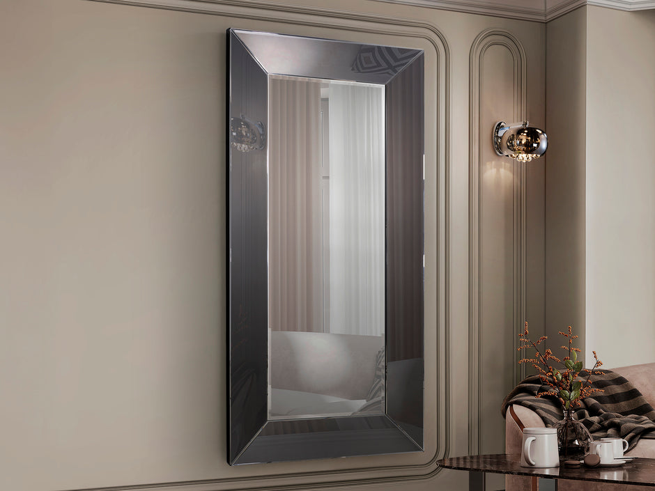 ROMA- MIRROR,185X90, SMOKE FRAME