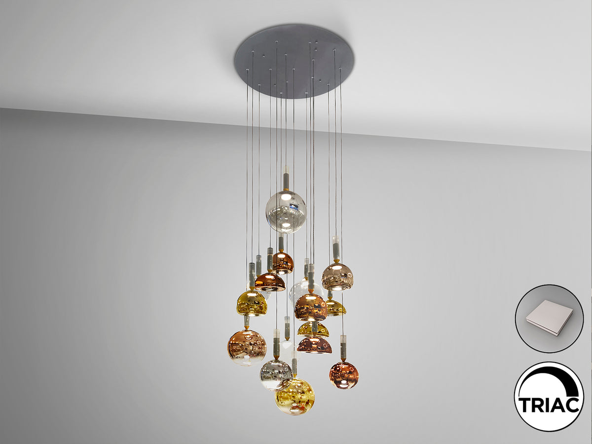 Luminaire Charlize - diamètre 75cm - hauteur 205cm