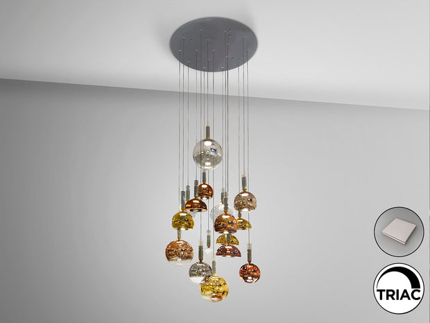 Luminaire Charlize - diamètre 75cm - hauteur 205cm