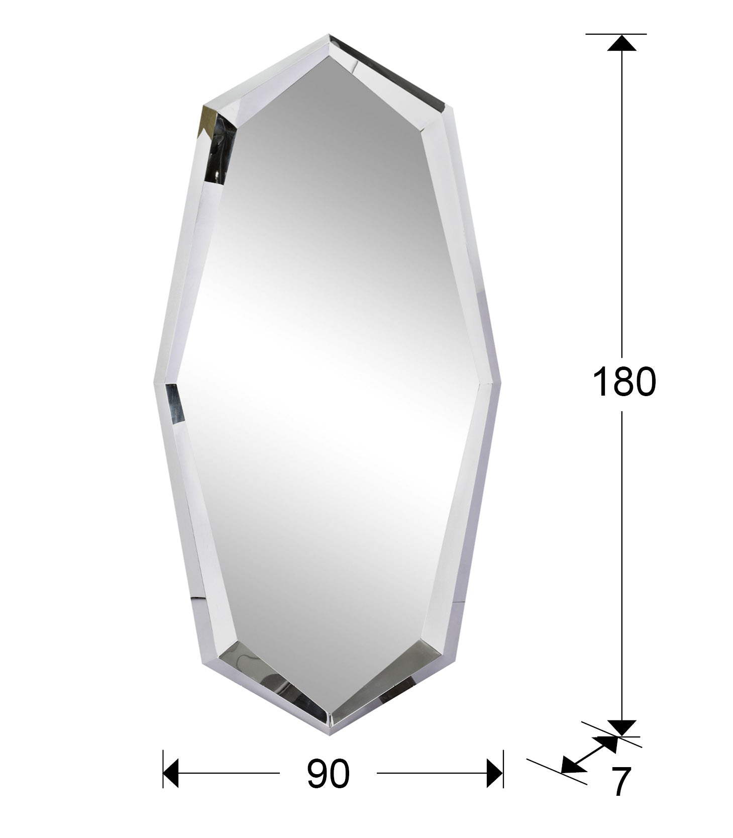 MIROIR ·LONDON· ACIER