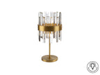 Lampe de Table GRACE 6 Lumières Dorée - Style Luxe Vintage