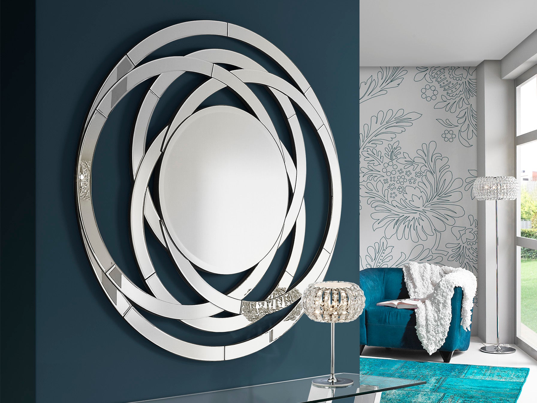 Miroir - Ø 120cm - poids 19,5kg