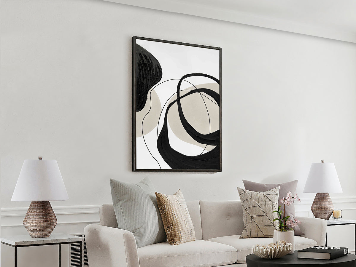 Tableau Actio I y II - 80 x 120cm - épaisseur 4,5cm