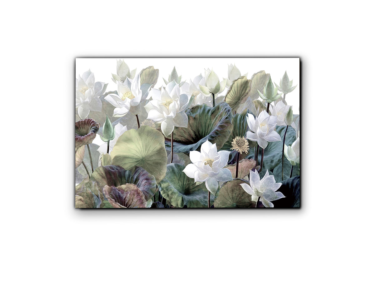Photographie NENUFARES I - Format 150x100 cm - Art Mural Décoratif