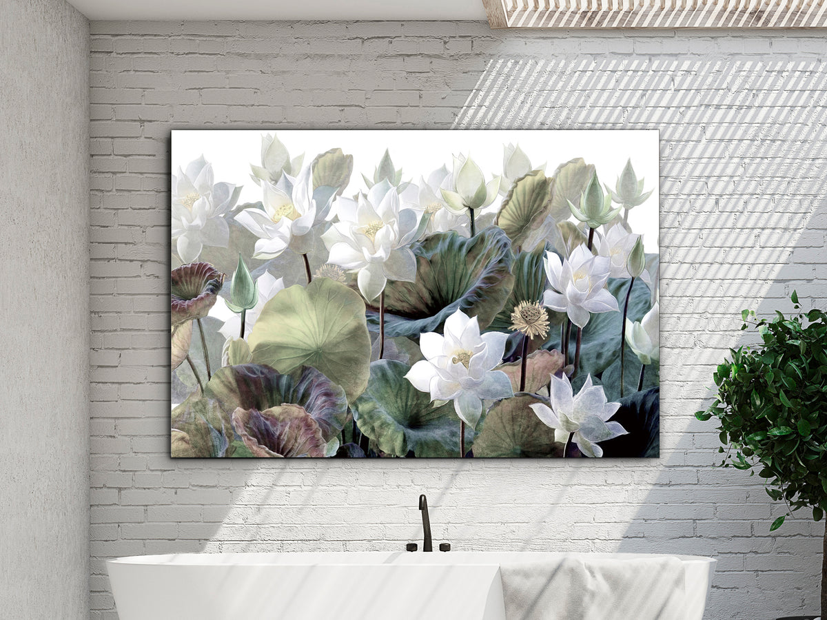 Photographie NENUFARES I - Format 150x100 cm - Art Mural Décoratif