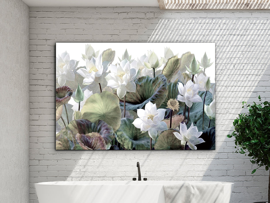 Photographie NENUFARES I - Format 150x100 cm - Art Mural Décoratif