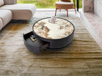 Table basse Ø 80cm, hauteur 31,5cm - poids 43kg