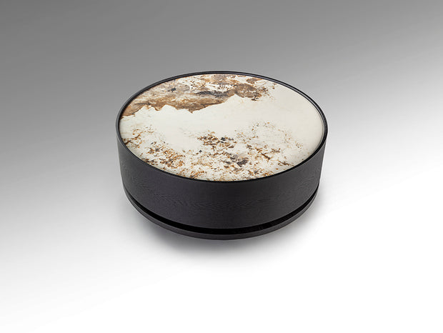 Table basse Ø 80cm, hauteur 31,5cm - poids 43kg