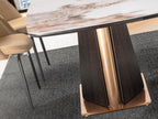 Table à manger Luca - 200 x 100cm, hauteur 76cm - poids 120kg