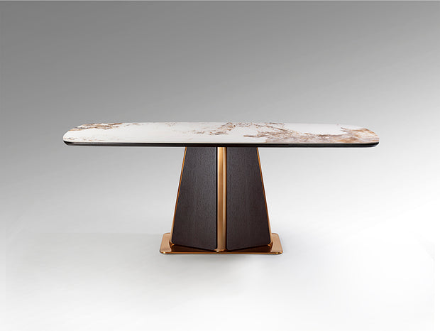 Table à manger Luca - 200 x 100cm, hauteur 76cm - poids 120kg