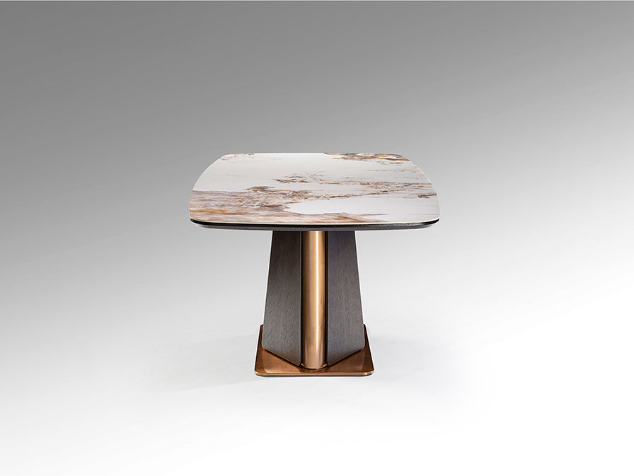 Table à manger Luca - 200 x 100cm, hauteur 76cm - poids 120kg
