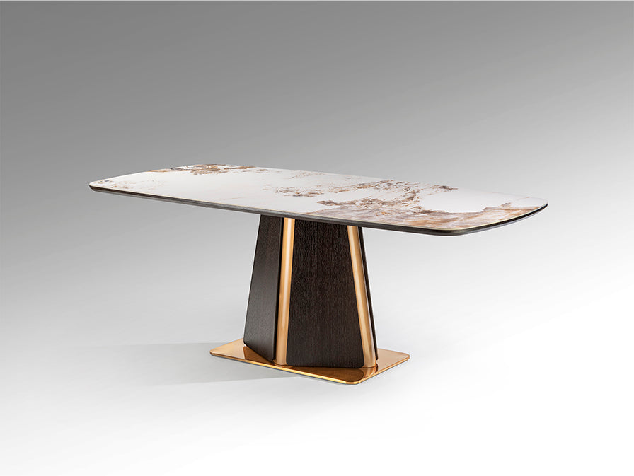 Table à manger Luca - 200 x 100cm, hauteur 76cm - poids 120kg