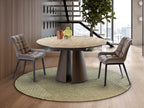 Table à manger ronde Samara - diamètre 138cm, hauteur 79cm - poids 48kg