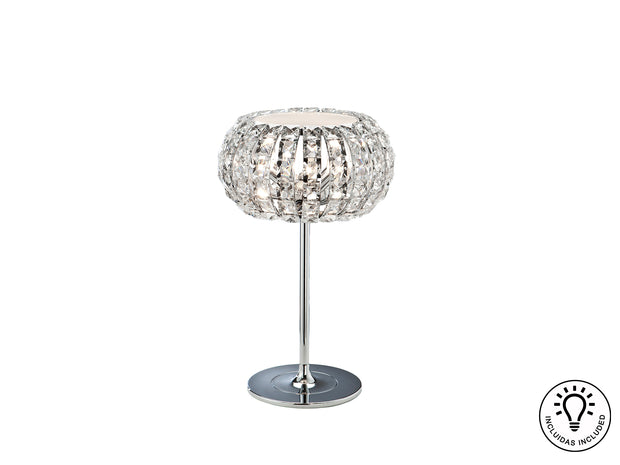 Lampe de Table DIAMOND - Design Géométrique Transparent