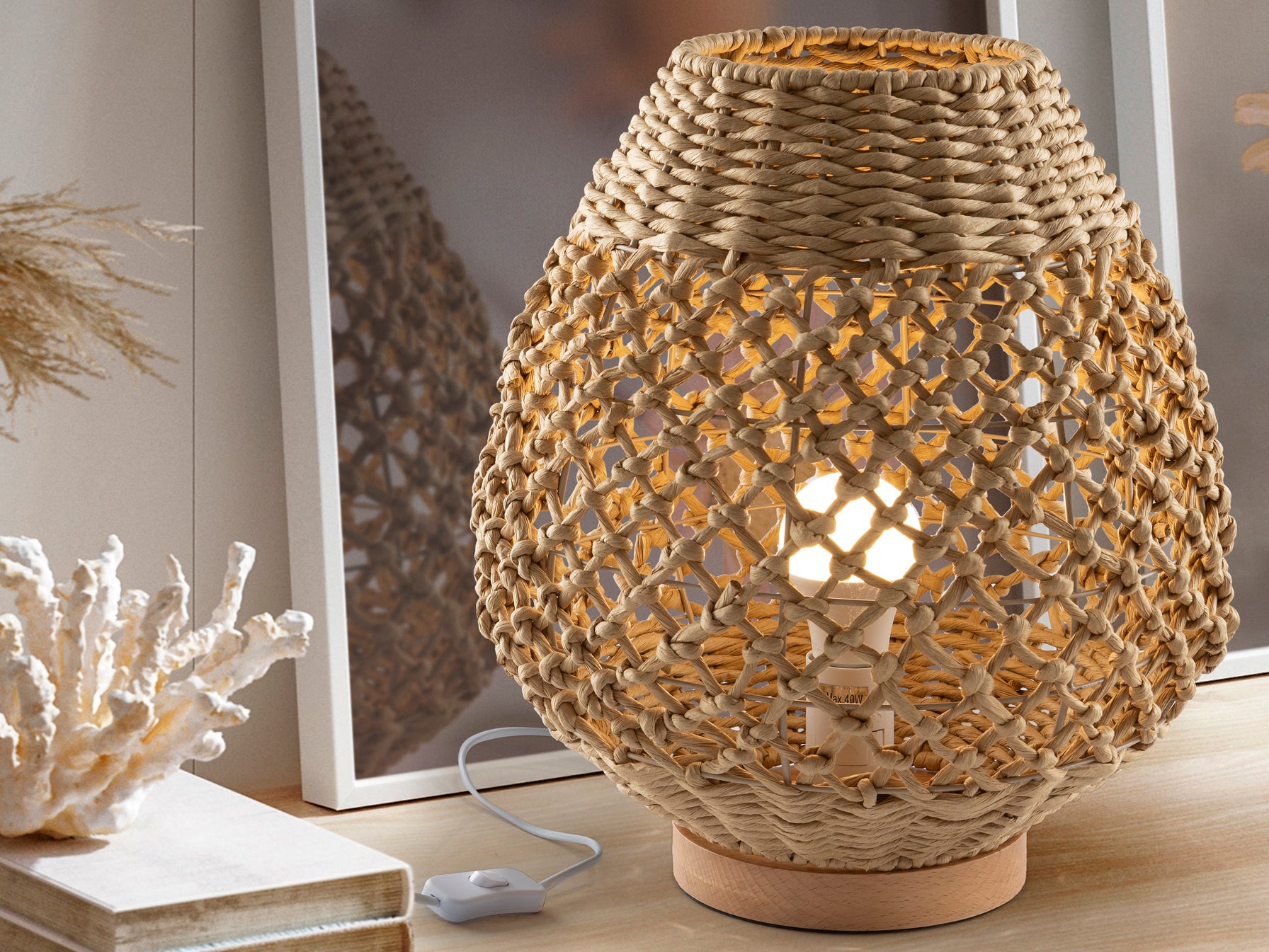 Lampe YAIZA - Ø 31cm - poids 1,3kg