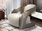 Fauteuil AMANDA Structure Acier Blanc - Design Scandinave Contemporain