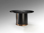 Table de salle à manger Ø 135cm, hauteur 74cm - poids 99kg