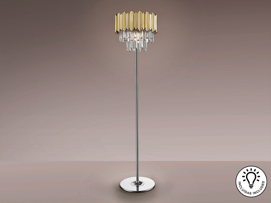 Lampadaire Tiara - diamètre 35cm - hauteur 159cm