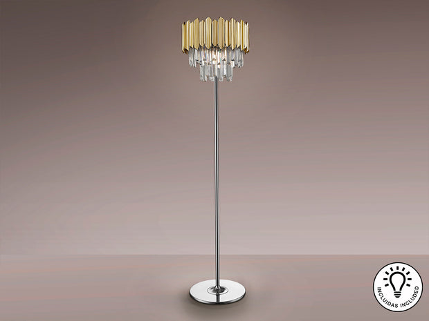Lampadaire Tiara - diamètre 35cm - hauteur 159cm