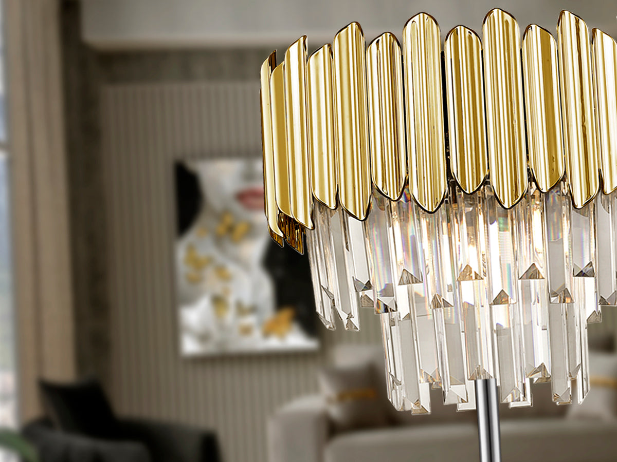 Lampadaire Tiara - diamètre 35cm - hauteur 159cm