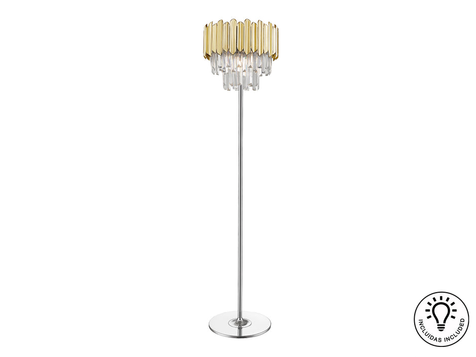 Lampadaire Tiara - diamètre 35cm - hauteur 159cm