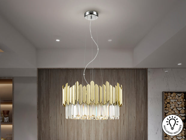 Lampe Tiara  - diamètre 51cm - hauteur 148cm