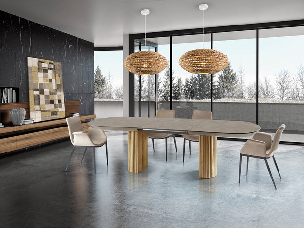 Table de salle à manger Irati - 130 x 42cm, hauteur 78cm - poids 23kg