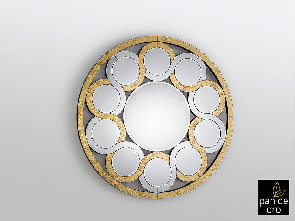 Miroir Zendaya-Oro - diamètre 120cm, épaisseur 2,5cm - Poids 27kg