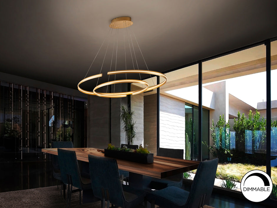 Luminaire Elipse - 120 x 60cm - hauteur 105cm - poids 2,8kg