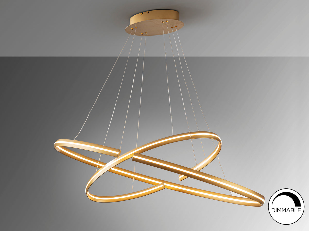 Luminaire Elipse - 120 x 60cm - hauteur 105cm - poids 2,8kg